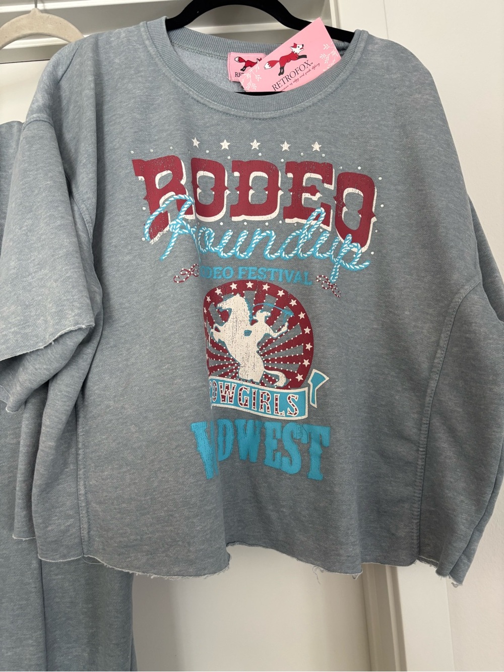 women’s Grey Rodeo Graphic Set - Picture 3 of 3